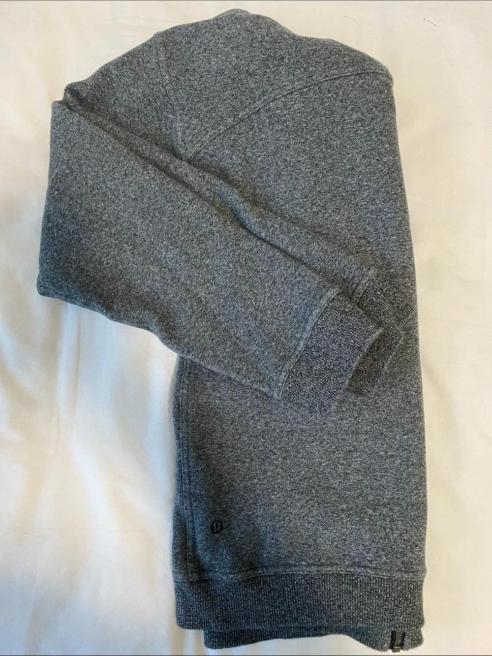 Lululemon Heather Gray Zip-Up Hoodie